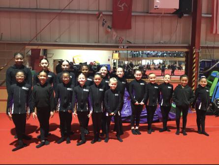 gymnasts ready to compete